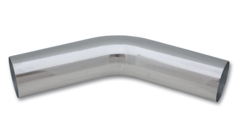 Vibrant 2.75in O.D. Universal Aluminum Tubing (45 degree bend) - Polished Vibrant 2.75in O.D. Universal Aluminum Tubing (45 degree bend) - Polished