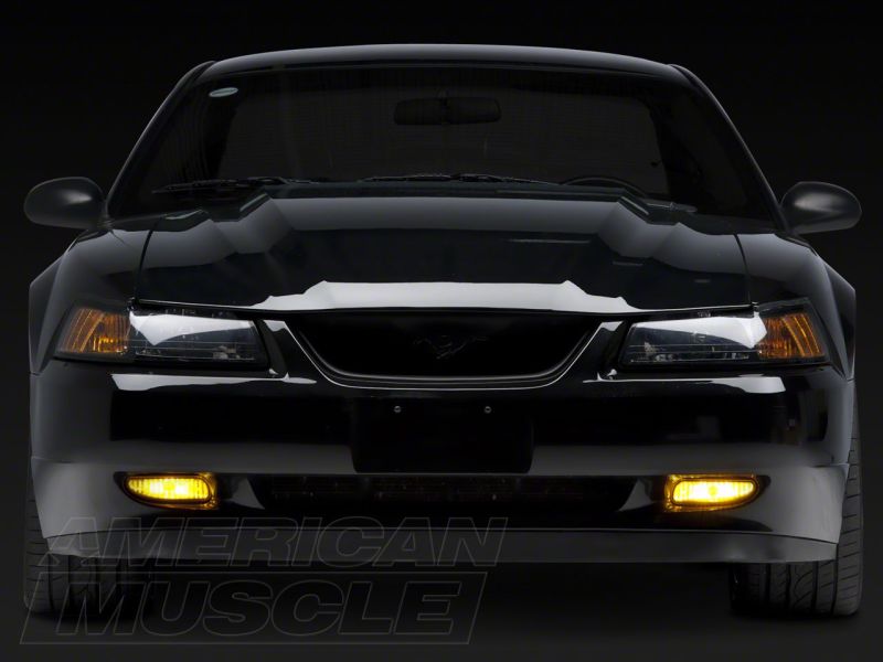 Raxiom 99-04 Ford Mustang Excluding Cobra Fog Lights Yellow Raxiom 99-04 Ford Mustang Excluding Cobra Fog Lights Yellow