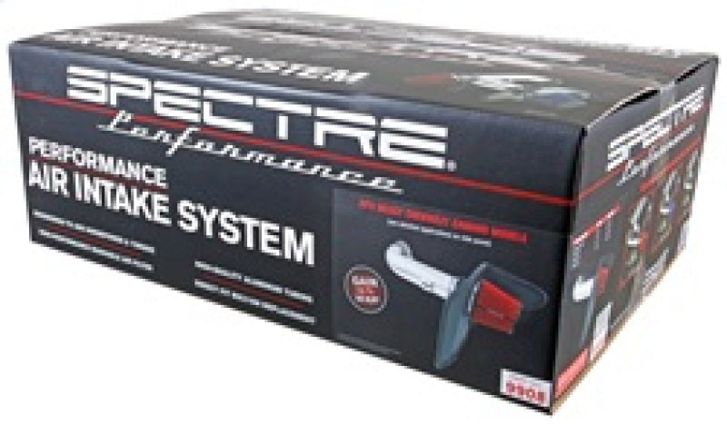 Spectre 10-12 Chevy Camaro V8-6.2L F/I Air Intake Kit - Clear Anodized w/Red Filter Spectre 10-12 Chevy Camaro V8-6.2L F/I Air Intake Kit - Clear Anodized w/Red Filter