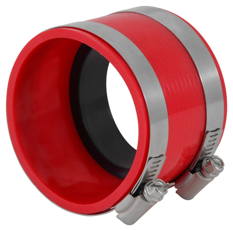 Spectre Coupler 3in. (PVC) w/Insert - Red Spectre Coupler 3in. (PVC) w/Insert - Red