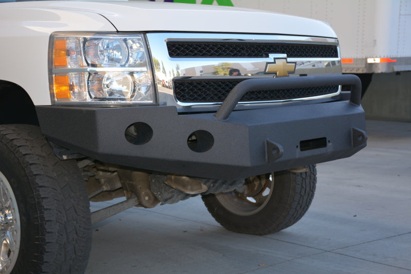 DV8 Offroad 07-13 Chevrolet Silverado 1500 Front Bumper - Black Powdercoat DV8 Offroad 07-13 Chevrolet Silverado 1500 Front Bumper - Black Powdercoat