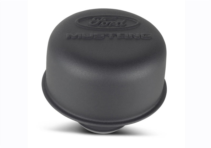 Ford Racing Black Crinkle Finish Breather Cap w/ Ford Mustang Logo Ford Racing Black Crinkle Finish Breather Cap w/ Ford Mustang Logo