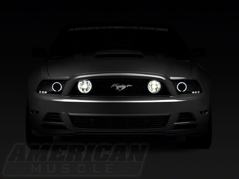 Raxiom 13-14 Ford Mustang GT CCFL Halo Fog Lights- Chrome Raxiom 13-14 Ford Mustang GT CCFL Halo Fog Lights- Chrome