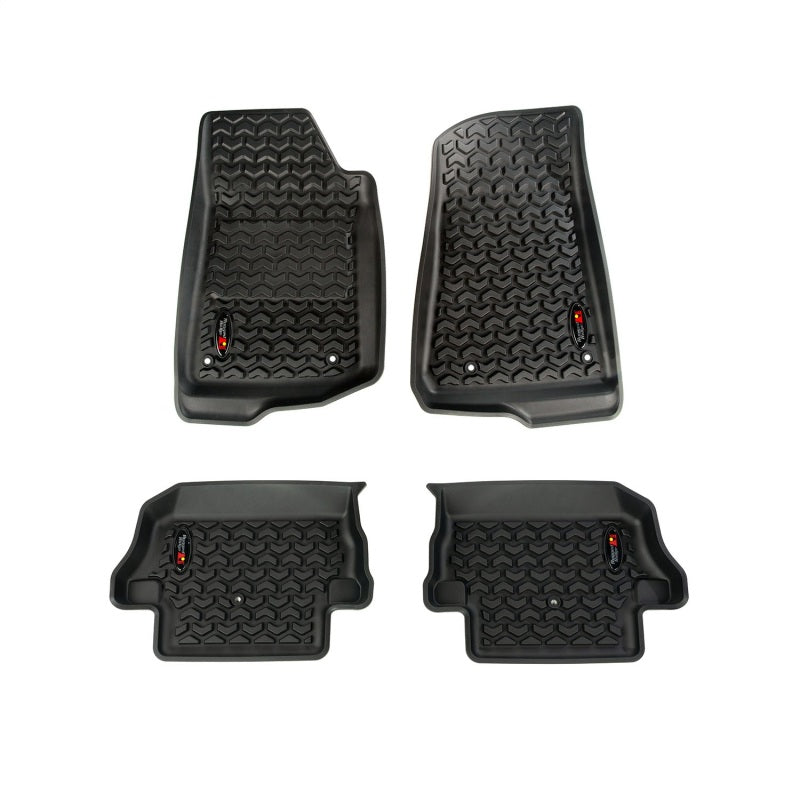 Rugged Ridge Floor Liner Kit Black F/R 18-20 Jeep Wrangler JL 2Dr Rugged Ridge Floor Liner Kit Black F/R 18-20 Jeep Wrangler JL 2Dr