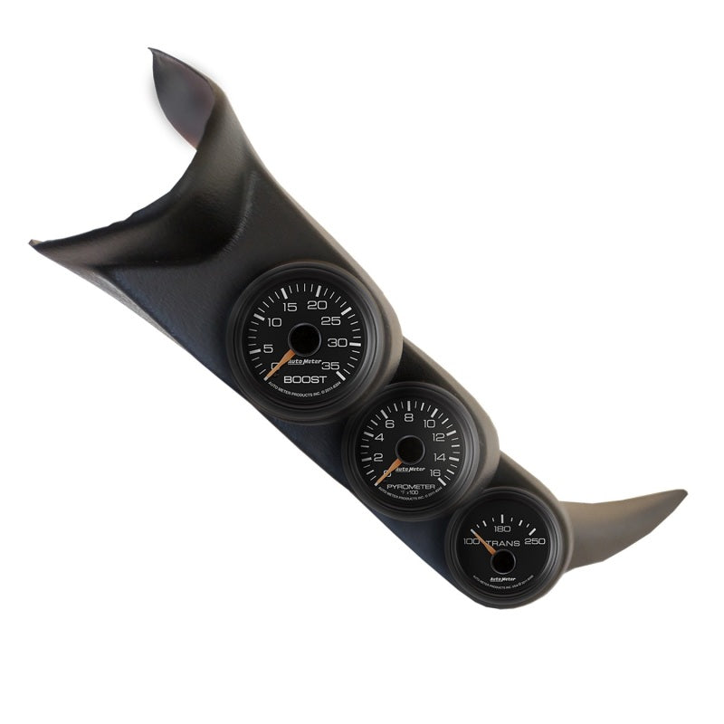 Autometer 01-06 Chevy Duramax Black Triple A-Pillar w/ Speaker Gauge Kit Autometer 01-06 Chevy Duramax Black Triple A-Pillar w/ Speaker Gauge Kit