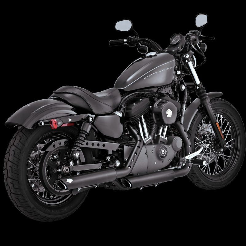 Vance & Hines Harley Davidson 04-13 Sportster Twin Slash 3in Slip-Ons Exhaust Vance & Hines Harley Davidson 04-13 Sportster Twin Slash 3in Slip-Ons Exhaust