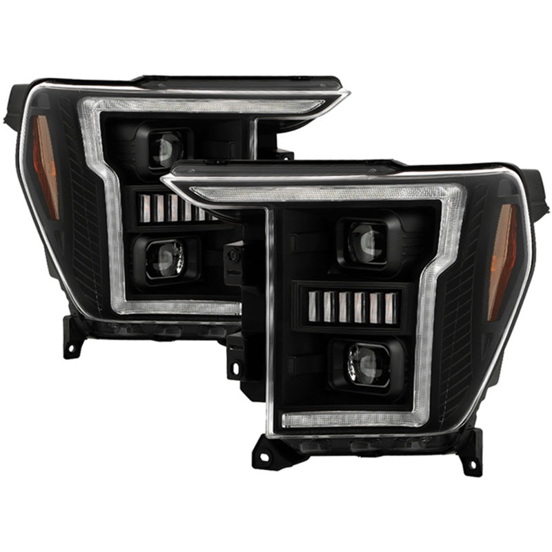 Spyder Signature 20-21 Ford F150(Halogen Model) Proj. Headlights - Black(PRO-YD-FF15021HALSI-SEQ-BK) Spyder Signature 20-21 Ford F150(Halogen Model) Proj. Headlights - Black(PRO-YD-FF15021HALSI-SEQ-BK)