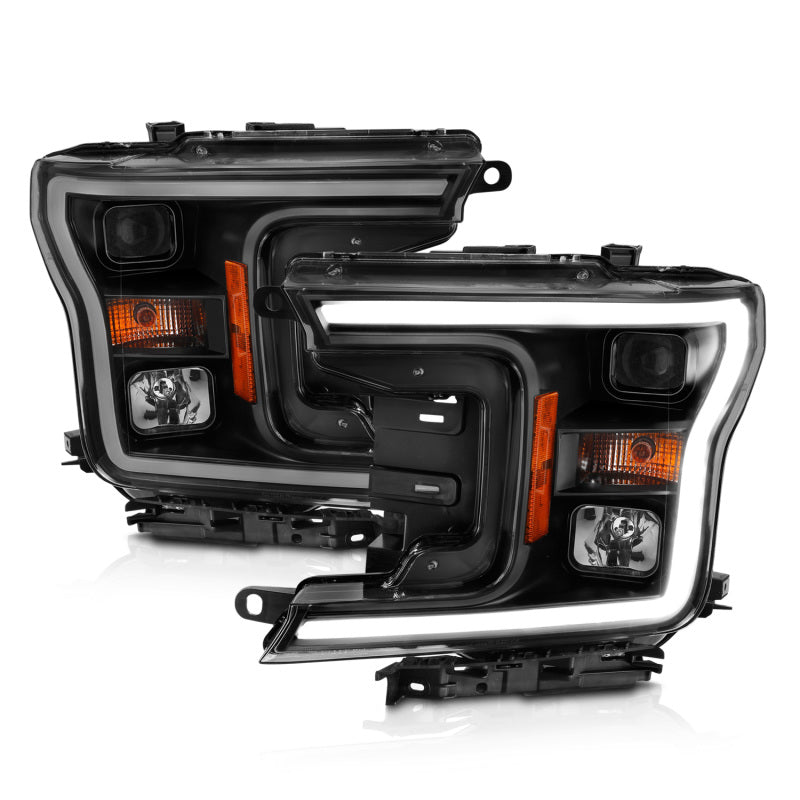 ANZO 2018-2019 Ford F-150 Projector Plank Style H.L. Black Amber (Without Switchback) ANZO 2018-2019 Ford F-150 Projector Plank Style H.L. Black Amber (Without Switchback)