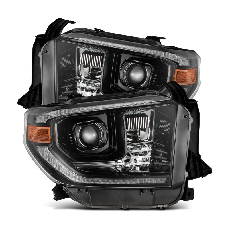 AlphaRex 14-21 Toyota Tundra LUXX-Series LED Proj Headlights Alpha-Blk w/Actv Light & Seq. Sig + DRL AlphaRex 14-21 Toyota Tundra LUXX-Series LED Proj Headlights Alpha-Blk w/Actv Light & Seq. Sig + DRL