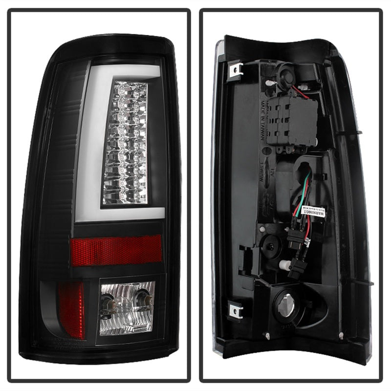 Spyder Chevy Silverado 1500/2500 99-02 Version 2 LED Tail Lights - Black ALT-YD-CS99V2-LED-BK Spyder Chevy Silverado 1500/2500 99-02 Version 2 LED Tail Lights - Black ALT-YD-CS99V2-LED-BK
