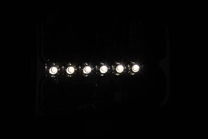 ANZO 2000-2004 Ford Excursion Crystal Headlights Chrome w/ LED 1pc ANZO 2000-2004 Ford Excursion Crystal Headlights Chrome w/ LED 1pc
