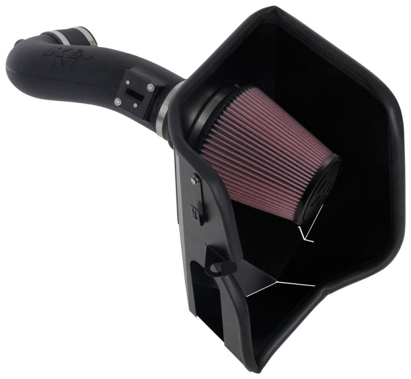 K&N 2019+ Chevrolet 1500 5.3L / 6.2L V8 F/I AirCharger Performance Intake System K&N 2019+ Chevrolet 1500 5.3L / 6.2L V8 F/I AirCharger Performance Intake System
