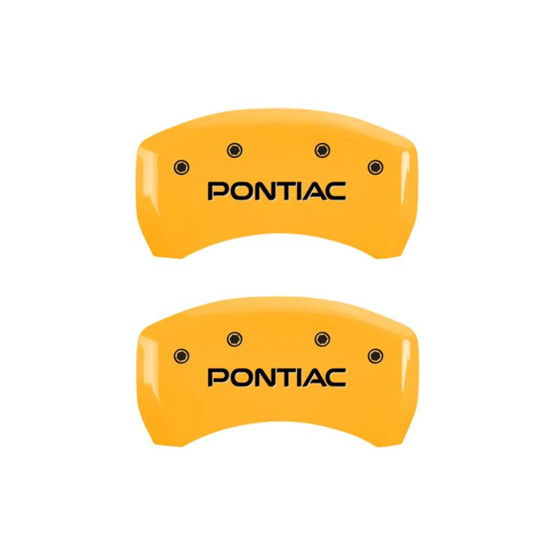 MGP 4 Caliper Covers Engraved Front & Rear Pontiac Yellow Finish Black Char 2007 Pontiac Solstice MGP 4 Caliper Covers Engraved Front & Rear Pontiac Yellow Finish Black Char 2007 Pontiac Solstice