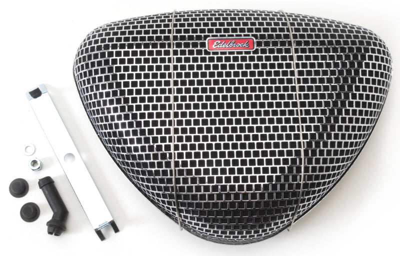 Edelbrock Air Cleaner Pro-Flo 1000 Series Triangular Steel Top 11 375In X 8 375In X 3In Chrome Edelbrock Air Cleaner Pro-Flo 1000 Series Triangular Steel Top 11 375In X 8 375In X 3In Chrome