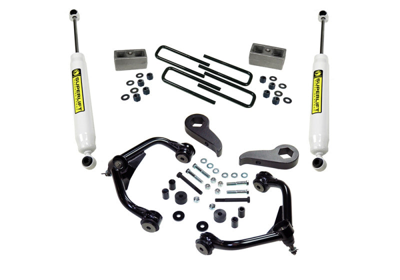Superlift 11-19 Chevy Silv/GMC Sierra 2500 HD 3in Lift Kit w/ Superlift Rear Shocks Superlift 11-19 Chevy Silv/GMC Sierra 2500 HD 3in Lift Kit w/ Superlift Rear Shocks