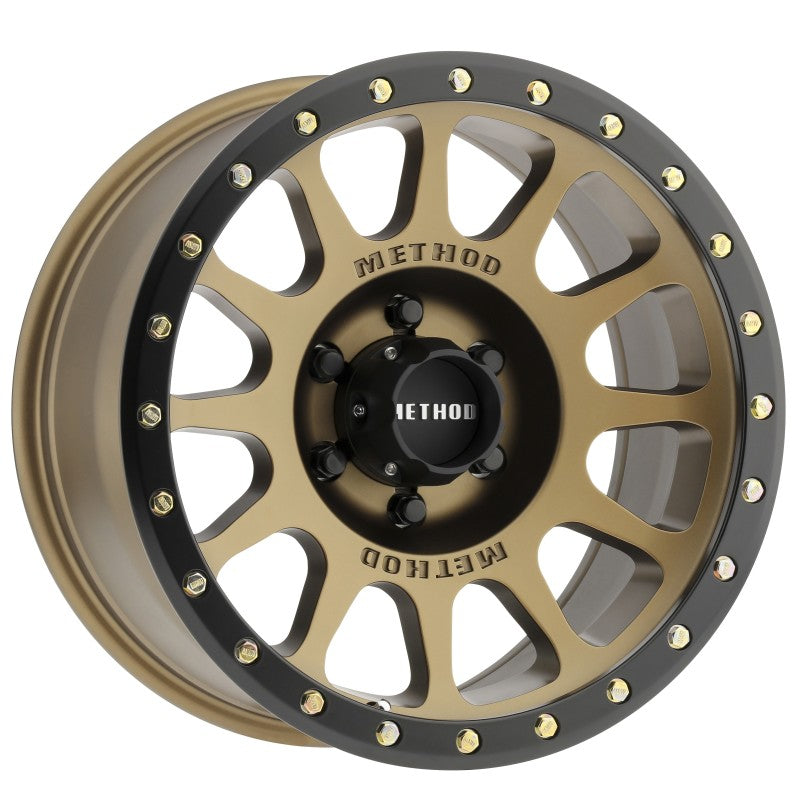 Method MR305 NV 18x9 0mm Offset 6x5.5 108mm CB Method Bronze/Black Street Loc Wheel Method MR305 NV 18x9 0mm Offset 6x5.5 108mm CB Method Bronze/Black Street Loc Wheel