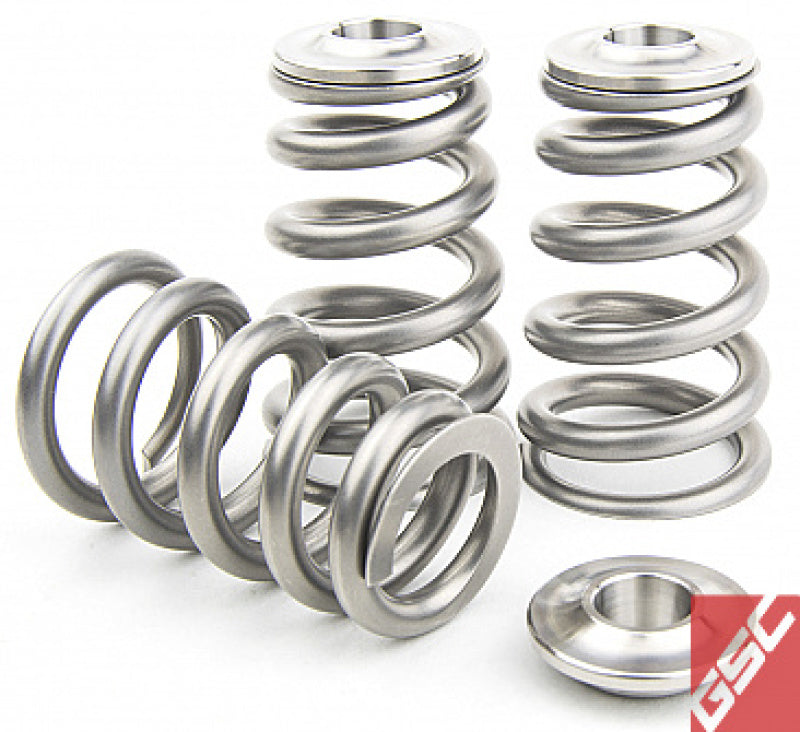 GSC P-D Toyota 2JZ-GTE Extreme Pressure Single Conical Valve Spring and Ti Retainer Kit GSC P-D Toyota 2JZ-GTE Extreme Pressure Single Conical Valve Spring and Ti Retainer Kit