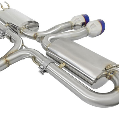 aFe Takeda 3in 304 SS Cat-Back Exhaust System w/ Blue Tips 2017+ Honda Civic Si 4Dr I4 1.5L (t)