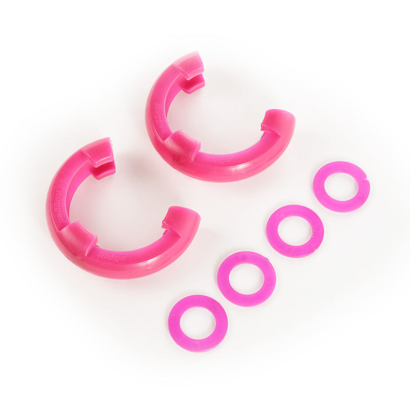 Rugged Ridge Pink 3/4in D-Ring Isolator Kit Rugged Ridge Pink 3/4in D-Ring Isolator Kit