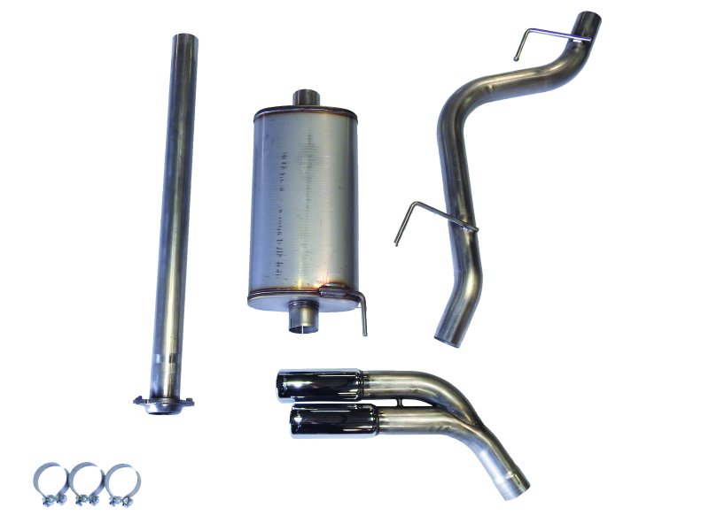 JBA 15-20 Ford F-150 2.7L/3.5L/5.0L 409SS Pass Side Dual Exit Cat-Back Exhaust JBA 15-20 Ford F-150 2.7L/3.5L/5.0L 409SS Pass Side Dual Exit Cat-Back Exhaust