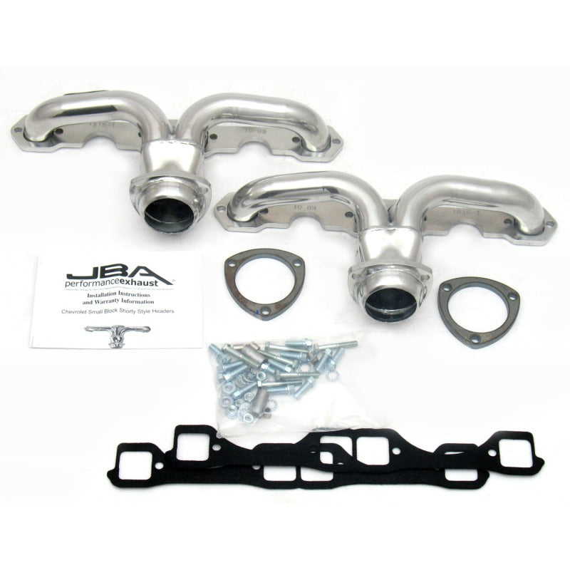 JBA 57-74 Chevrolet Corvette 265-400 SBC 1-5/8in Primary Silver Ctd Tight Tuck Header JBA 57-74 Chevrolet Corvette 265-400 SBC 1-5/8in Primary Silver Ctd Tight Tuck Header