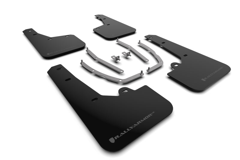 Rally Armor 22-24 Hyundai Tucson Black UR Mud Flap w/Grey Logo Rally Armor 22-24 Hyundai Tucson Black UR Mud Flap w/Grey Logo