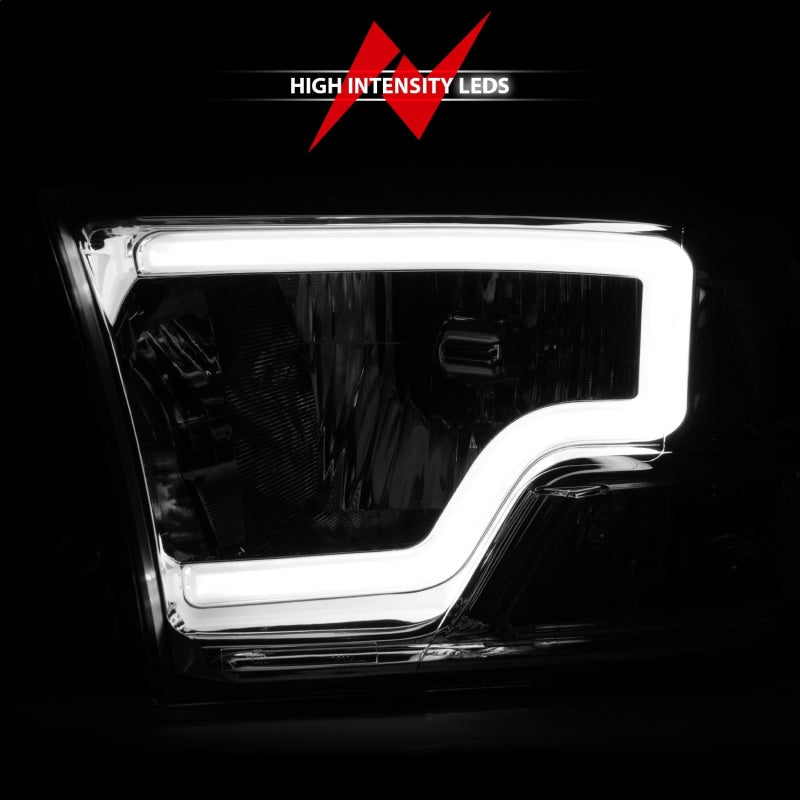 ANZO 2009-2018 Dodge Ram 1500/ 2500/ 3500 Crystal Headlights w/ Light Bar Chrome Housing ANZO 2009-2018 Dodge Ram 1500/ 2500/ 3500 Crystal Headlights w/ Light Bar Chrome Housing