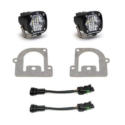 Baja Designs 21+ Ford Bronco Sport S1 WC LED Fog Pocket Light Kit - Clear