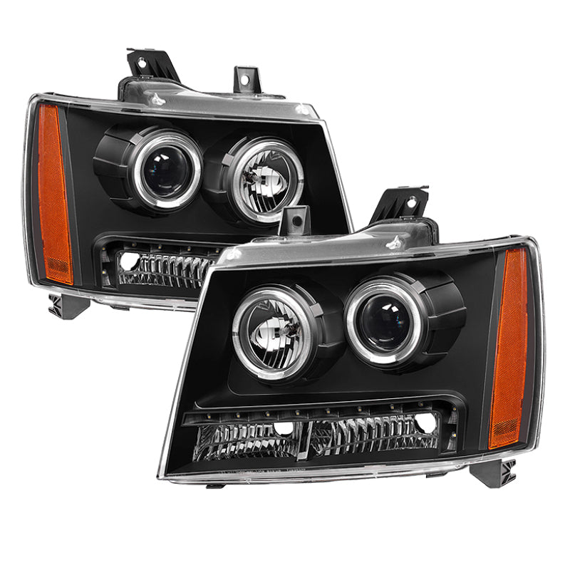 xTune Chevy Suburban 1500/2500 07-14 Halo Projector w/LED Headlights Black PRO-JH-CSUB07-LED-BK xTune Chevy Suburban 1500/2500 07-14 Halo Projector w/LED Headlights Black PRO-JH-CSUB07-LED-BK