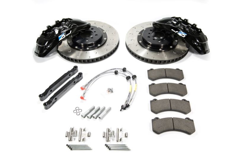 Alcon 2009+ Nissan GT-R R35 412x36mm Rotor Grey 6 Piston Caliper RC6 Front Axle Kit Alcon 2009+ Nissan GT-R R35 412x36mm Rotor Grey 6 Piston Caliper RC6 Front Axle Kit