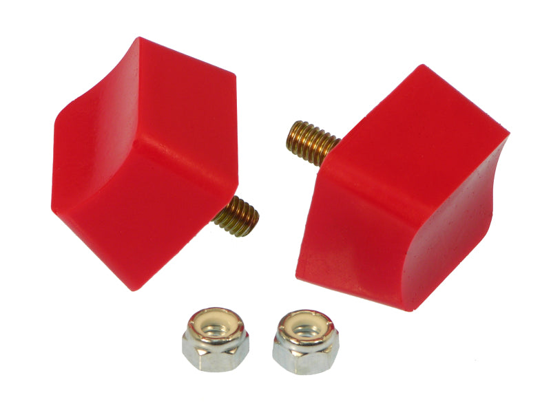 Prothane Universal Bump Stop 1X1 3/4X1 7/16 Crvd Top - Red Prothane Universal Bump Stop 1X1 3/4X1 7/16 Crvd Top - Red