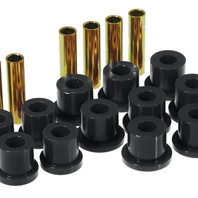 Prothane 81-87 GM Rear Spring & Shackle Bushings (w/ 1 3/8in Bushings) - Black