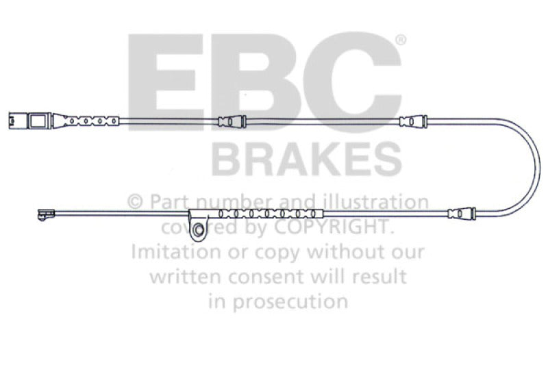 EBC 2010-2014 BMW X5 4.4L Twin Turbo Front Wear Leads EBC 2010-2014 BMW X5 4.4L Twin Turbo Front Wear Leads