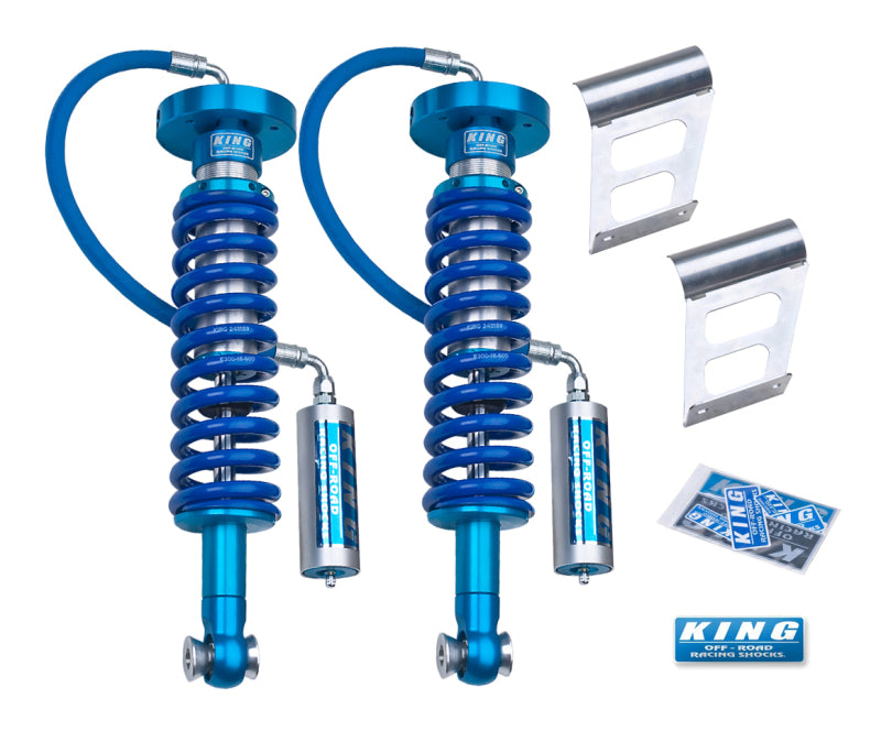 King Shocks 04-08 Ford F150 4WD Front 2.5 Dia Remote Reservoir Coilover (Pair) King Shocks 04-08 Ford F150 4WD Front 2.5 Dia Remote Reservoir Coilover (Pair)