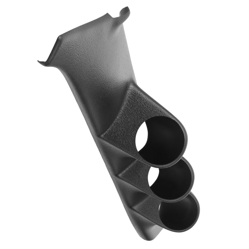 Autometer 86-93 Chevy S-10 2-1/16in Black Triple Pillar Pod Autometer 86-93 Chevy S-10 2-1/16in Black Triple Pillar Pod