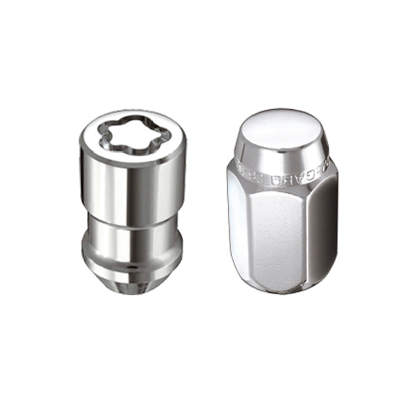 McGard 5 Lug Hex Install Kit (Clamshell) w/Locks (Cone Seat Nut) 1/2-20 / 13/16 Hex - Chrome McGard 5 Lug Hex Install Kit (Clamshell) w/Locks (Cone Seat Nut) 1/2-20 / 13/16 Hex - Chrome