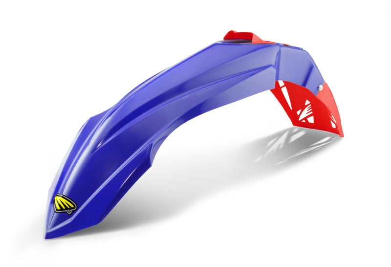 Cycra 15-21 Yamaha YZ125 Cycralite Front Fender - Blue w/ Red Vent Cycra 15-21 Yamaha YZ125 Cycralite Front Fender - Blue w/ Red Vent