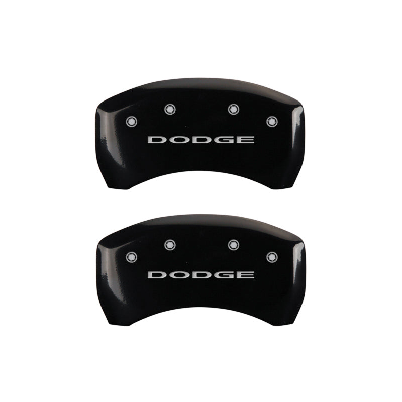 MGP 4 Caliper Covers Engraved Front & Rear With out stripes/Dodge Black finish silver ch MGP 4 Caliper Covers Engraved Front & Rear With out stripes/Dodge Black finish silver ch