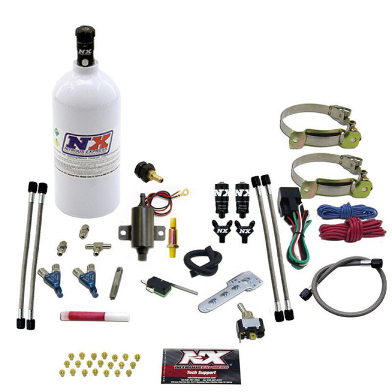 Nitrous Express 2 Cyl Piranha Nitrous Kit w/2.5lb Bottle Nitrous Express 2 Cyl Piranha Nitrous Kit w/2.5lb Bottle