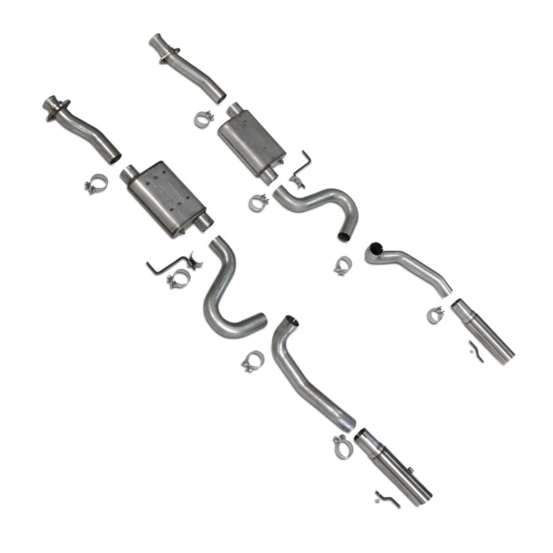 BBK 86-04 Mustang Cat Back Kit Varitune Mufflers Stainless Steel Tips BBK 86-04 Mustang Cat Back Kit Varitune Mufflers Stainless Steel Tips
