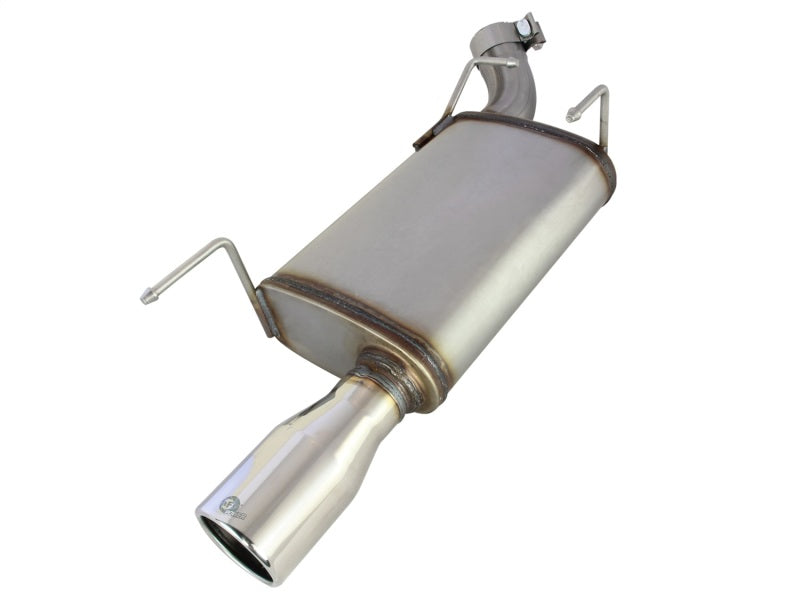 aFe Axle-Back Exhaust 2.5in 409SS w/Polished Tip 05-09 Ford Mustang V6 4.0L aFe Axle-Back Exhaust 2.5in 409SS w/Polished Tip 05-09 Ford Mustang V6 4.0L