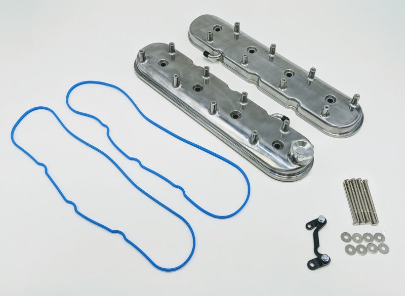 Granatelli 96-22 GM LS Standard Height Valve Cover w/Angled Coil Mount - Polished (Pair) Granatelli 96-22 GM LS Standard Height Valve Cover w/Angled Coil Mount - Polished (Pair)