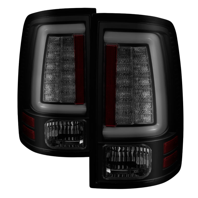 Spyder 09-16 Dodge Ram 1500 Light Bar LED Tail Lights - Black Smoke ALT-YD-DRAM09V2-LED-BSM Spyder 09-16 Dodge Ram 1500 Light Bar LED Tail Lights - Black Smoke ALT-YD-DRAM09V2-LED-BSM
