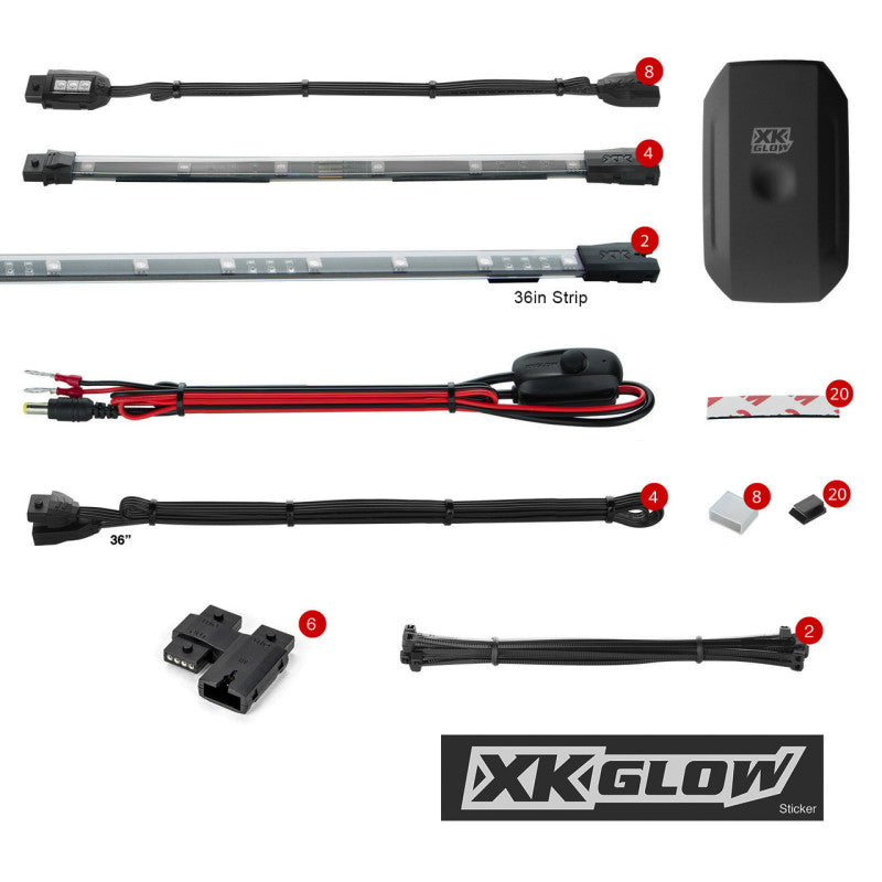 XK Glow LED Snowmobile Accent Light Kits XKchrome Smartphone App (Standard) XK Glow LED Snowmobile Accent Light Kits XKchrome Smartphone App (Standard)