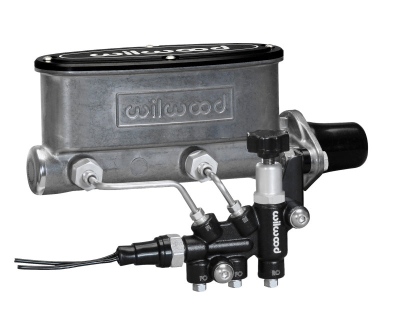 Wilwood HV Tandem M/C Kit w L/H Bracket & Prop Valve - 1in Bore Wilwood HV Tandem M/C Kit w L/H Bracket & Prop Valve - 1in Bore