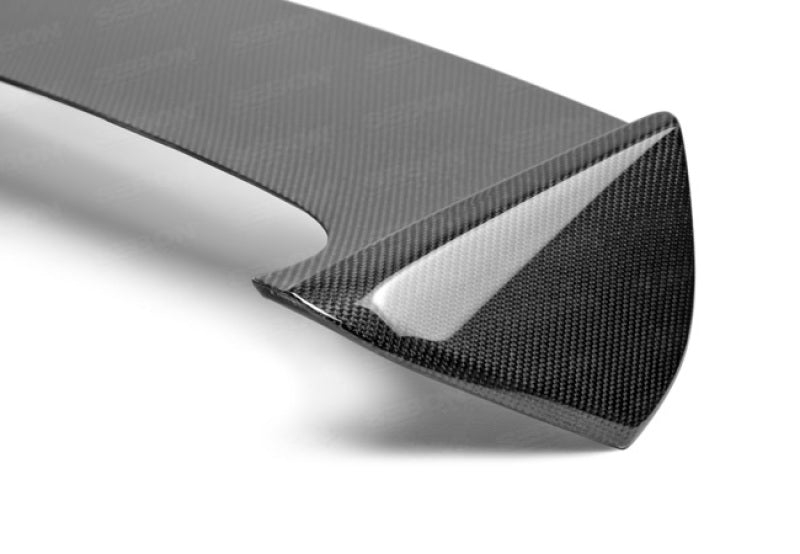 Seibon 08-10 Subaru WRX/STi Hatchback OEM-style Carbon Fiber Rear Spoiler Shaved Seibon 08-10 Subaru WRX/STi Hatchback OEM-style Carbon Fiber Rear Spoiler Shaved