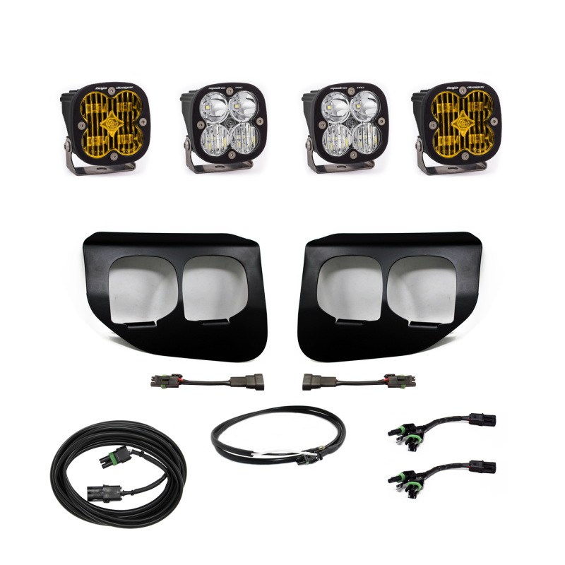 Baja Designs Ford Super Duty (20-On) Fog Lights FPK Amber SAE/Sport DC Baja Designs w/Upfitter Baja Designs Ford Super Duty (20-On) Fog Lights FPK Amber SAE/Sport DC Baja Designs w/Upfitter