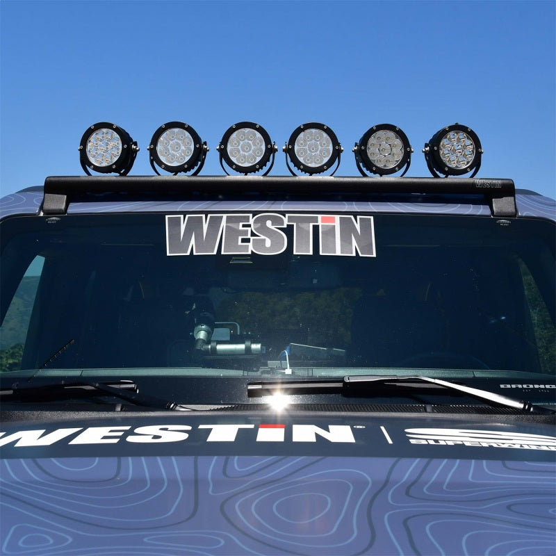 Westin 21-23 Ford Bronco (Excl. Bronco Sport) XTS Overhead Light Mount - Tex. Blk Westin 21-23 Ford Bronco (Excl. Bronco Sport) XTS Overhead Light Mount - Tex. Blk