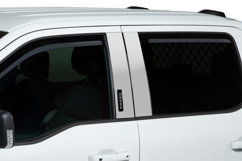 Putco 2021 Ford F-150 Super Crew Element Chrome Window Visors (Set of 4) Putco 2021 Ford F-150 Super Crew Element Chrome Window Visors (Set of 4)