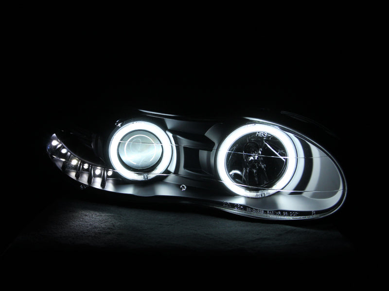 ANZO 1998-2002 Chevrolet Camaro Projector Headlights w/ Halo Black ANZO 1998-2002 Chevrolet Camaro Projector Headlights w/ Halo Black
